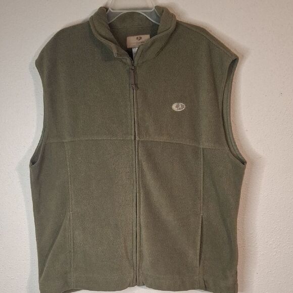 Mossy Oak Other - Mossy Oak Olive Green Fleece Vest size XL